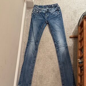 Miss Me Dark Blue Skinny Jeans